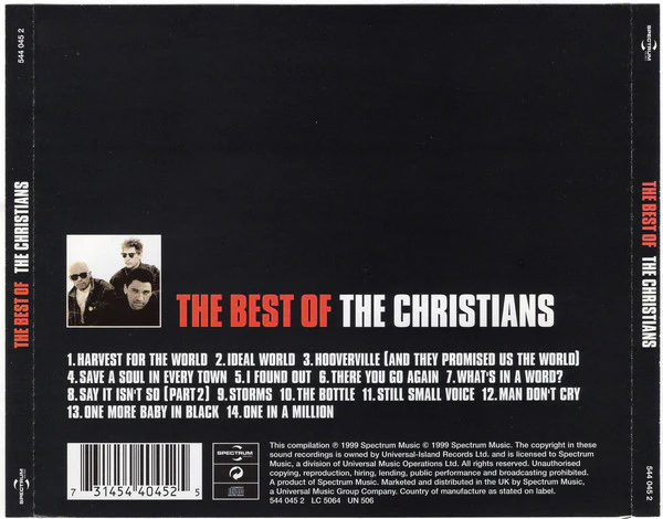 The Christians - The Best Of (CD, Comp) - Image 2