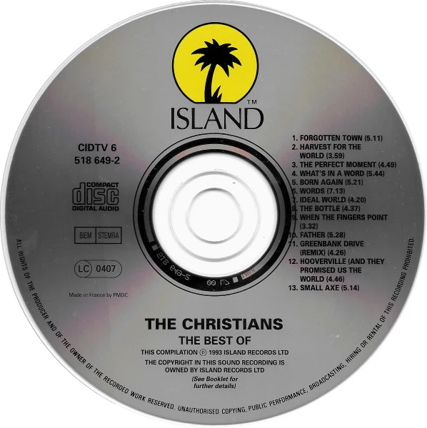 The Christians - The Best Of The Christians (CD, Comp) - Image 3