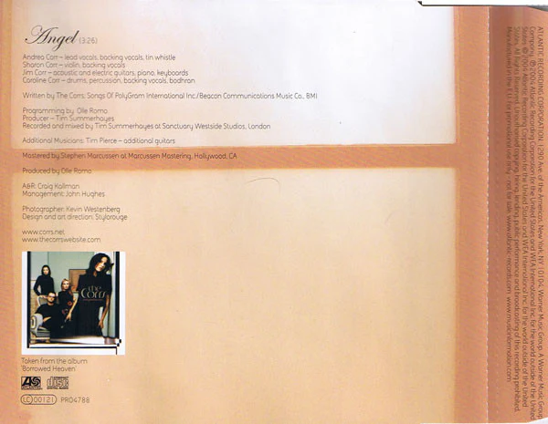 The Corrs - Angel (CD, Single, Promo) - Image 2