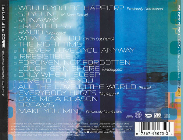 The Corrs - Best Of The Corrs (CD, Comp) - Image 2