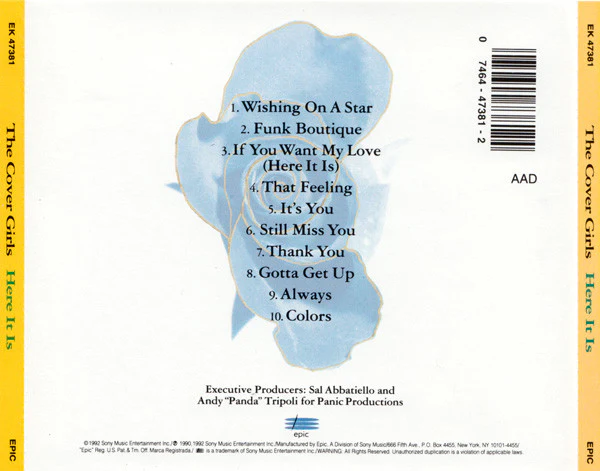 The Cover Girls - Here It Is (CD, Album, DAD) - Image 4