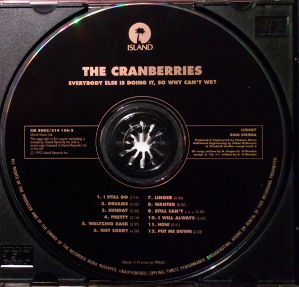 The Cranberries - Everybody Else Is Doing It, So Why Can't We? (CD, Album) - Image 4