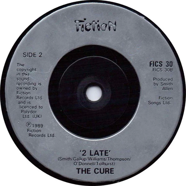 The Cure - Lovesong (7", Single, Sil) - Image 5
