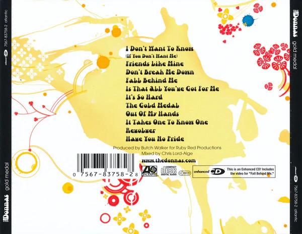 The Donnas - Gold Medal (CD, Album, Enh) - Image 2