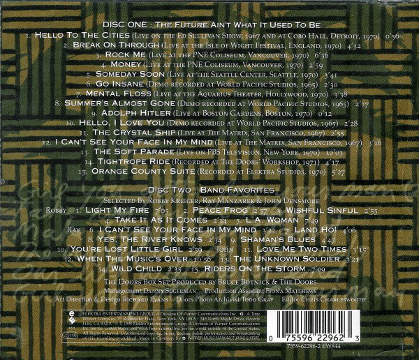 The Doors - Box Set - Part 2 (2xCD, Comp) - Image 2