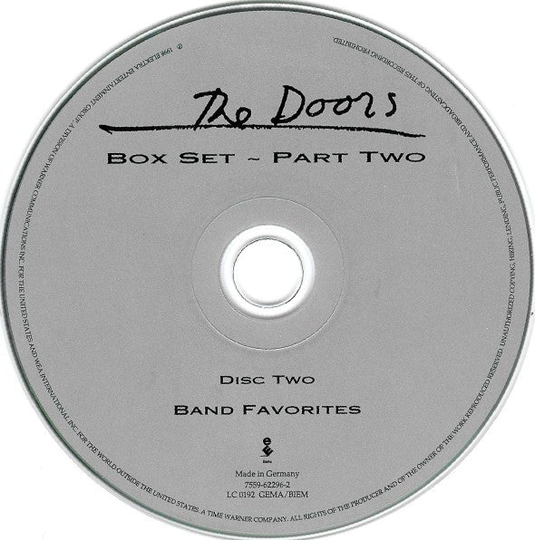 The Doors - Box Set - Part 2 (2xCD, Comp) - Image 4