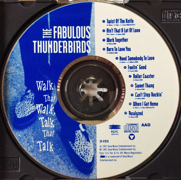 The Fabulous Thunderbirds - Walk That Walk, Talk That Talk (CD, Album) - Image 3