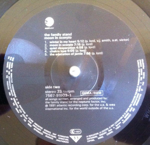 The Family Stand - Moon In Scorpio (LP, Album) - Image 4