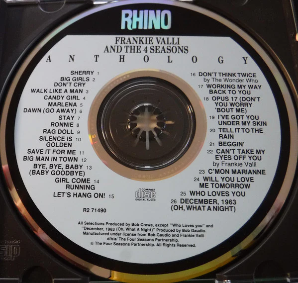 The Four Seasons - Anthology (CD, Comp) - Image 3