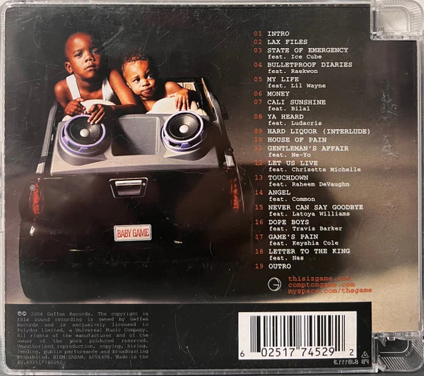 The Game - LAX (CD, Album, Sup) - Image 2