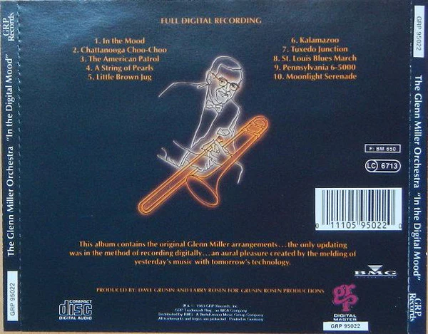 The Glenn Miller Orchestra - In The Digital Mood (CD, Album, RM, RP) - Image 2