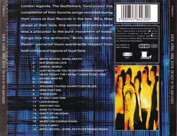 The Godfathers - Birth, School, Work, Death: The Best Of The Godfathers (CD, Comp) - Image 2