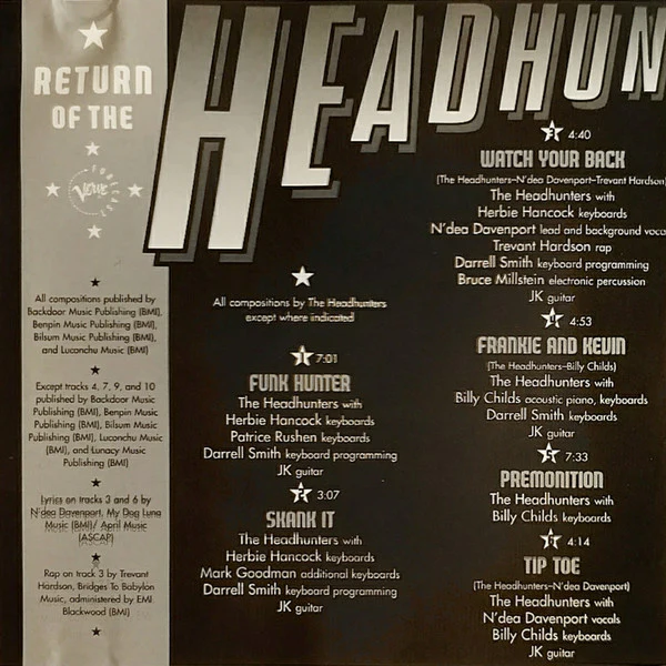 The Headhunters - Return Of The Headhunters (CD, Album) - Image 5