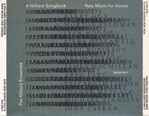 The Hilliard Ensemble - A Hilliard Songbook - New Music For Voices (2xCD, Album)