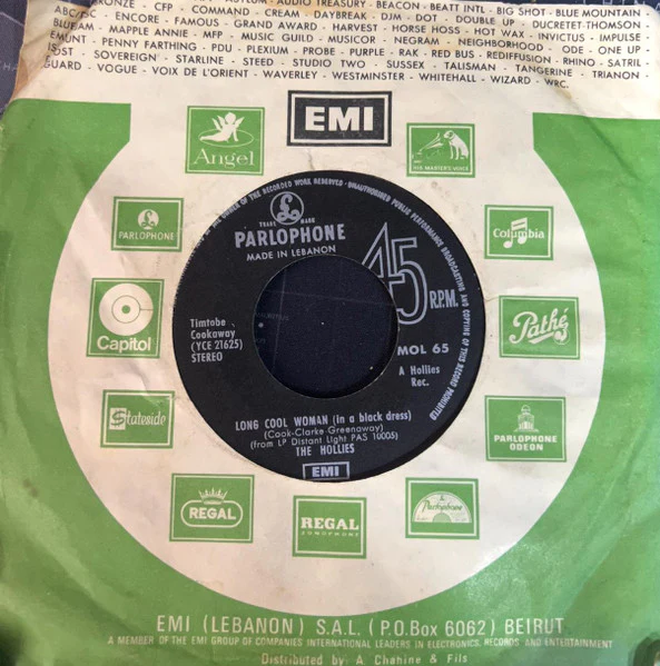 The Hollies - Long Cool Woman In A Black Dress (7", Single)