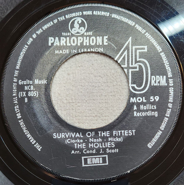 The Hollies - Too Young To Be Married (7") - Image 3