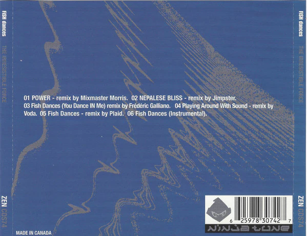 The Irresistible Force - Fish Dances (CD, Single) - Image 2