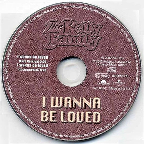 The Kelly Family - I Wanna Be Loved (CD, Single) - Image 4