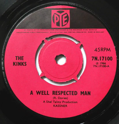 The Kinks - A Well Respected Man (7", Single)