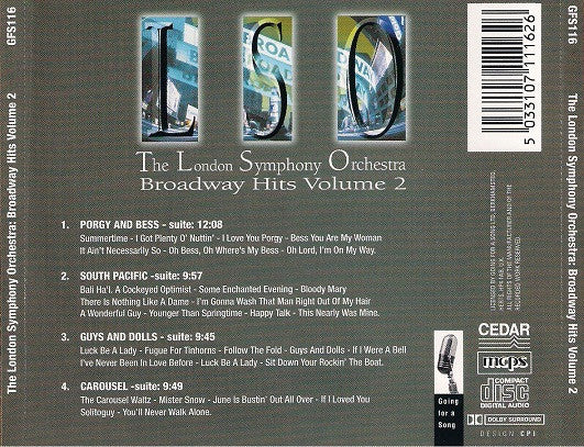 The London Symphony Orchestra - Broadway Hits Volume 2 (CD, Album) - Image 2