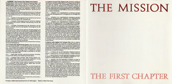 The Mission - The First Chapter (CD, Album, Comp) - Image 5
