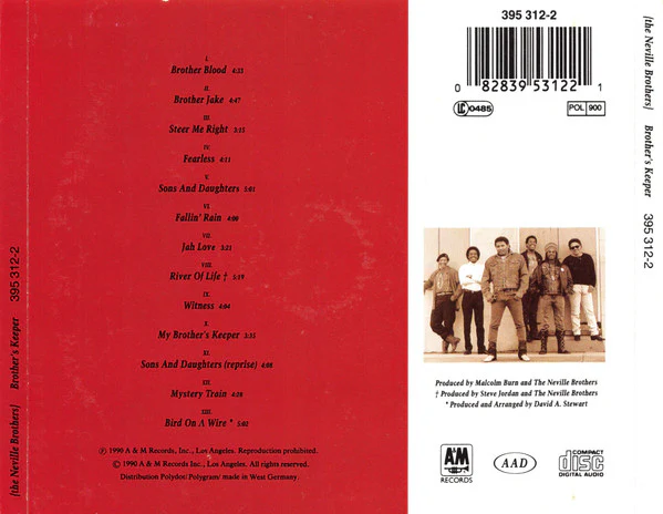 The Neville Brothers - Brother's Keeper (CD, Album) - Image 2