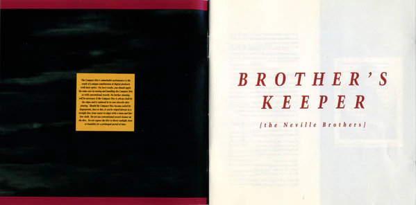 The Neville Brothers - Brother's Keeper (CD, Album) - Image 5