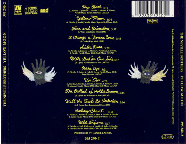 The Neville Brothers - Yellow Moon (CD, Album) - Image 2