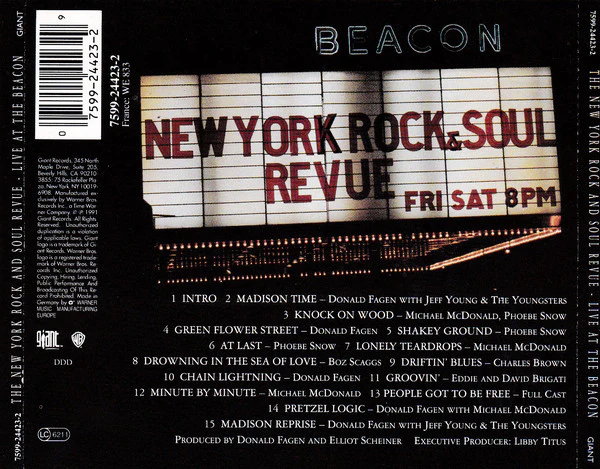 The New York Rock And Soul Revue - Live At The Beacon (CD, Album) - Image 2