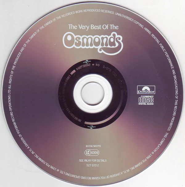 The Osmonds - The Very Best Of The Osmonds (CD, Comp) - Image 3