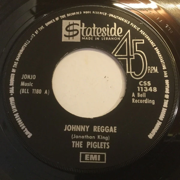 The Piglets - Johnny Reggae (7")