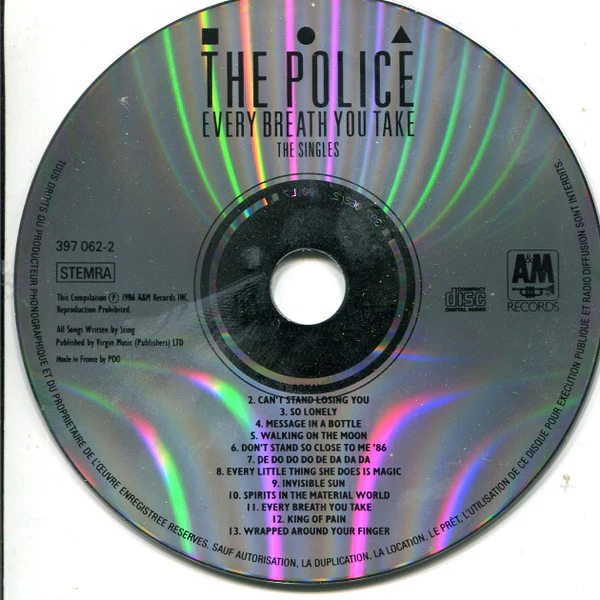 The Police - Every Breath You Take - The Singles (CD, Comp) - Image 3