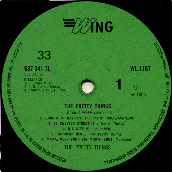 The Pretty Things - The Pretty Things (LP, Album, RE) - Image 2