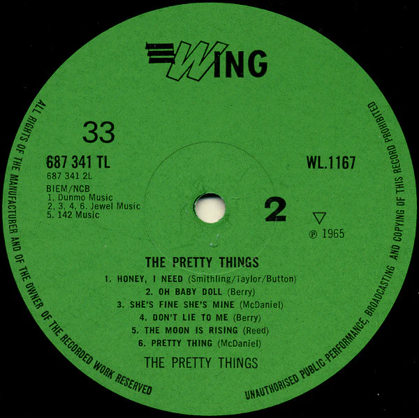 The Pretty Things - The Pretty Things (LP, Album, RE) - Image 3