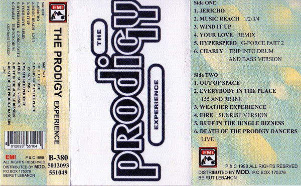 The Prodigy - Experience (Cass, Album) - Image 2
