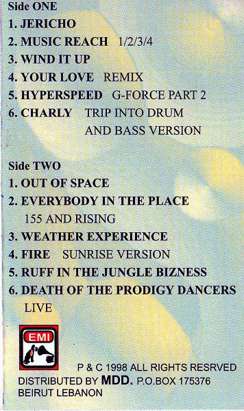 The Prodigy - Experience (Cass, Album) - Image 3