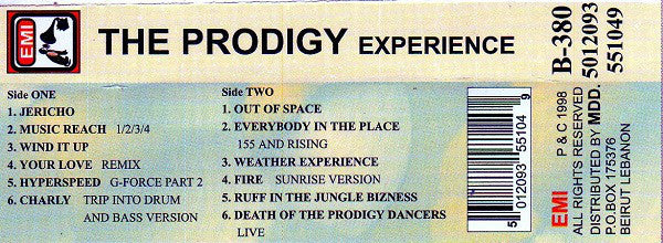 The Prodigy - Experience (Cass, Album) - Image 4