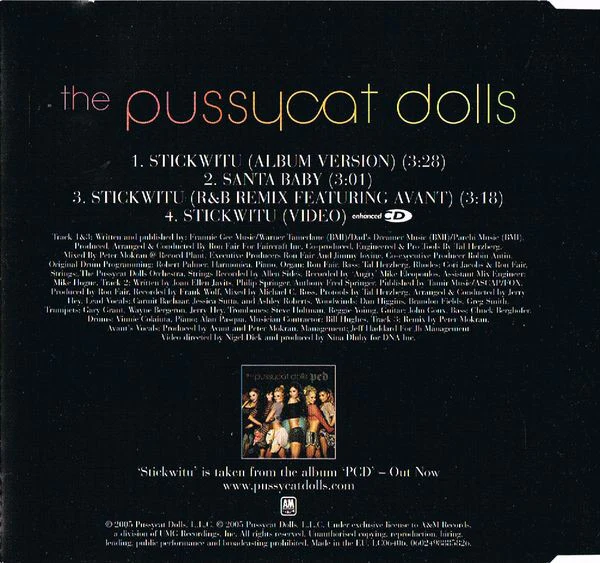 The Pussycat Dolls - Stickwitu (CD, Single, Enh) - Image 3