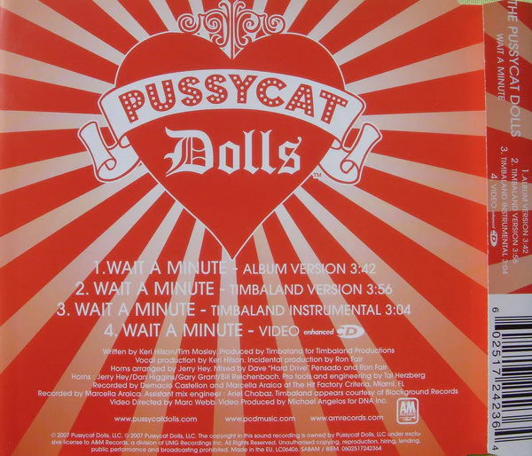 The Pussycat Dolls - Wait A Minute (CD, Maxi, Enh) - Image 2