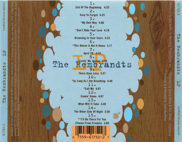 The Rembrandts - L.P. (CD, All) - Image 2