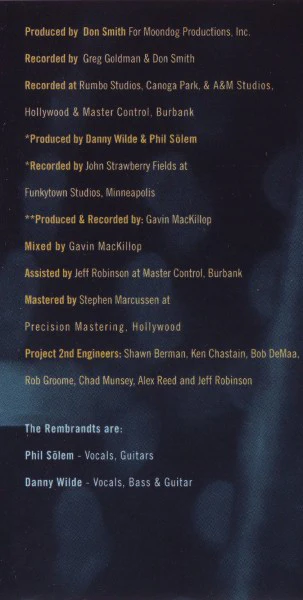 The Rembrandts - L.P. (CD, All) - Image 4