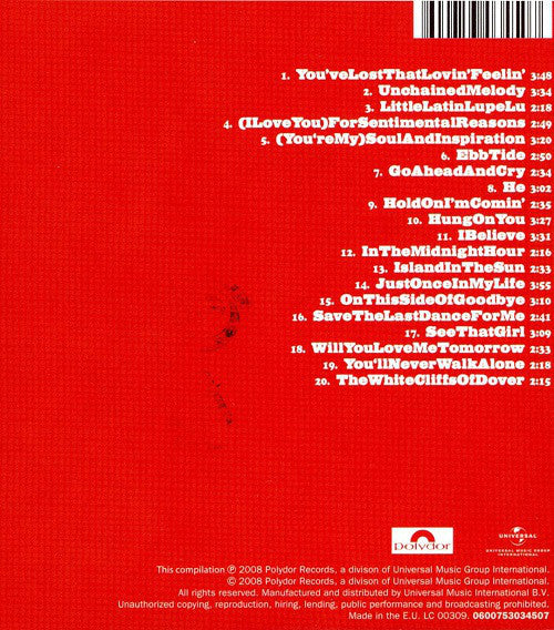 The Righteous Brothers - Rock 'N' Roll Legends (CD, Comp) - Image 2