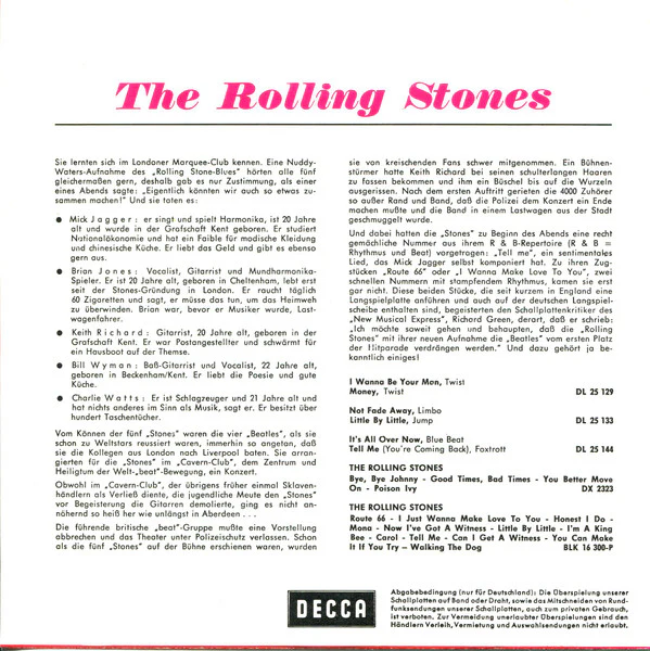 The Rolling Stones - It's All Over Now / Tell Me (7", Single) - Image 2