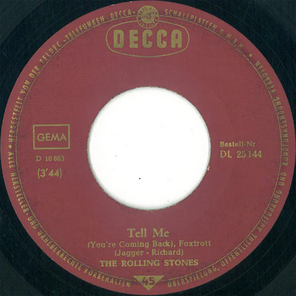 The Rolling Stones - It's All Over Now / Tell Me (7", Single) - Image 4