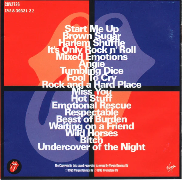 The Rolling Stones - Jump Back (The Best Of The Rolling Stones '71 - '93) (CD, Comp, RM) - Image 2
