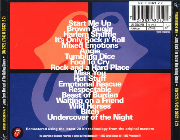 The Rolling Stones - Jump Back (The Best Of The Rolling Stones '71 - '93) (CD, Comp, RM) - Image 3