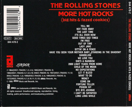 The Rolling Stones - More Hot Rocks (Big Hits & Fazed Cookies) (2xCD, Comp, RE, RM) - Image 2