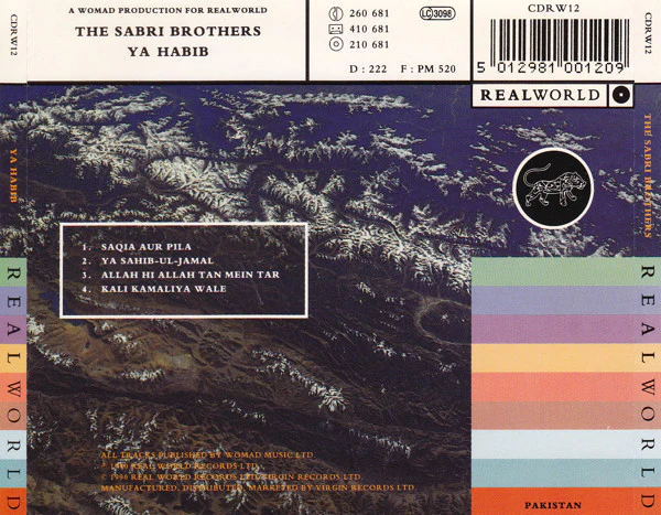 The Sabri Brothers - Ya Habib (CD, Album) - Image 3