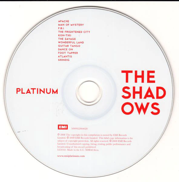 The Shadows - Platinum (CD, Comp) - Image 3
