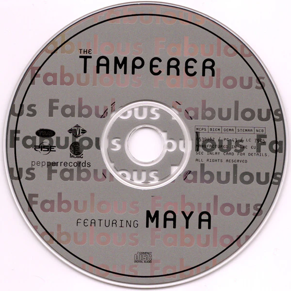 The Tamperer Featuring Maya - Fabulous (CD, Album) - Image 3